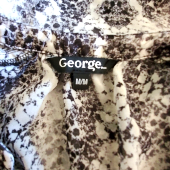 George Print Sheer Top - Picture 5 of 6